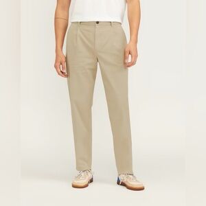 Everlane The Pleated Air Organic Cotton Chino Size 33x30 Trench Coat Khaki